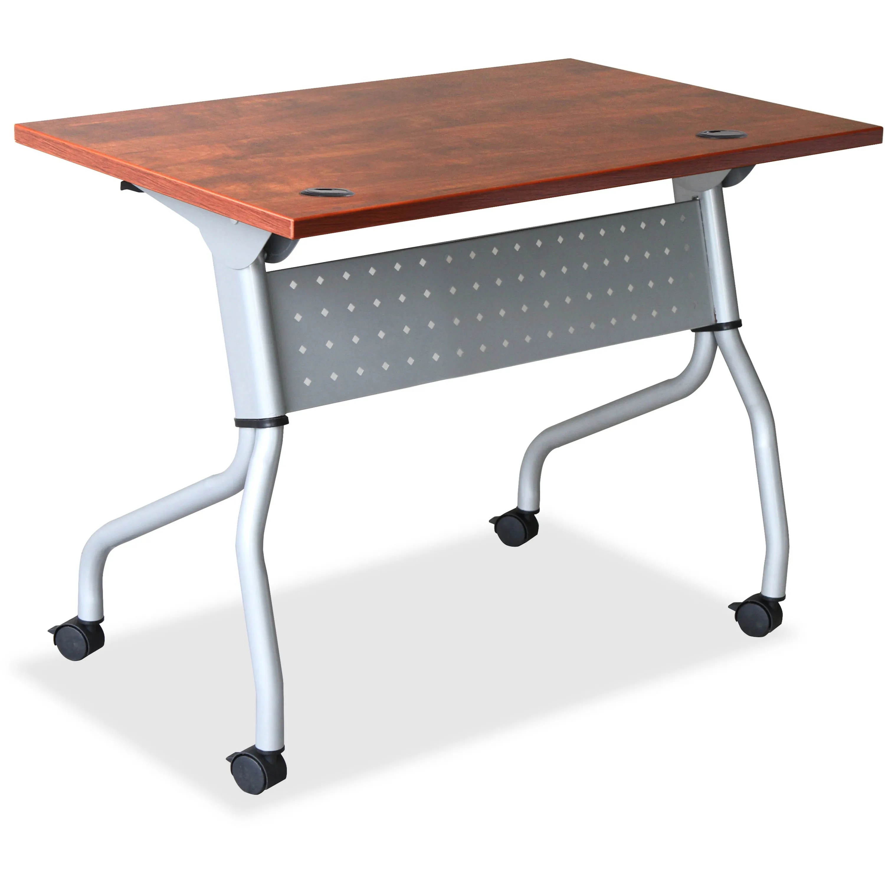 Lorell Cherry Flip Top Training Table
