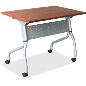 Lorell Cherry Flip Top Training Table