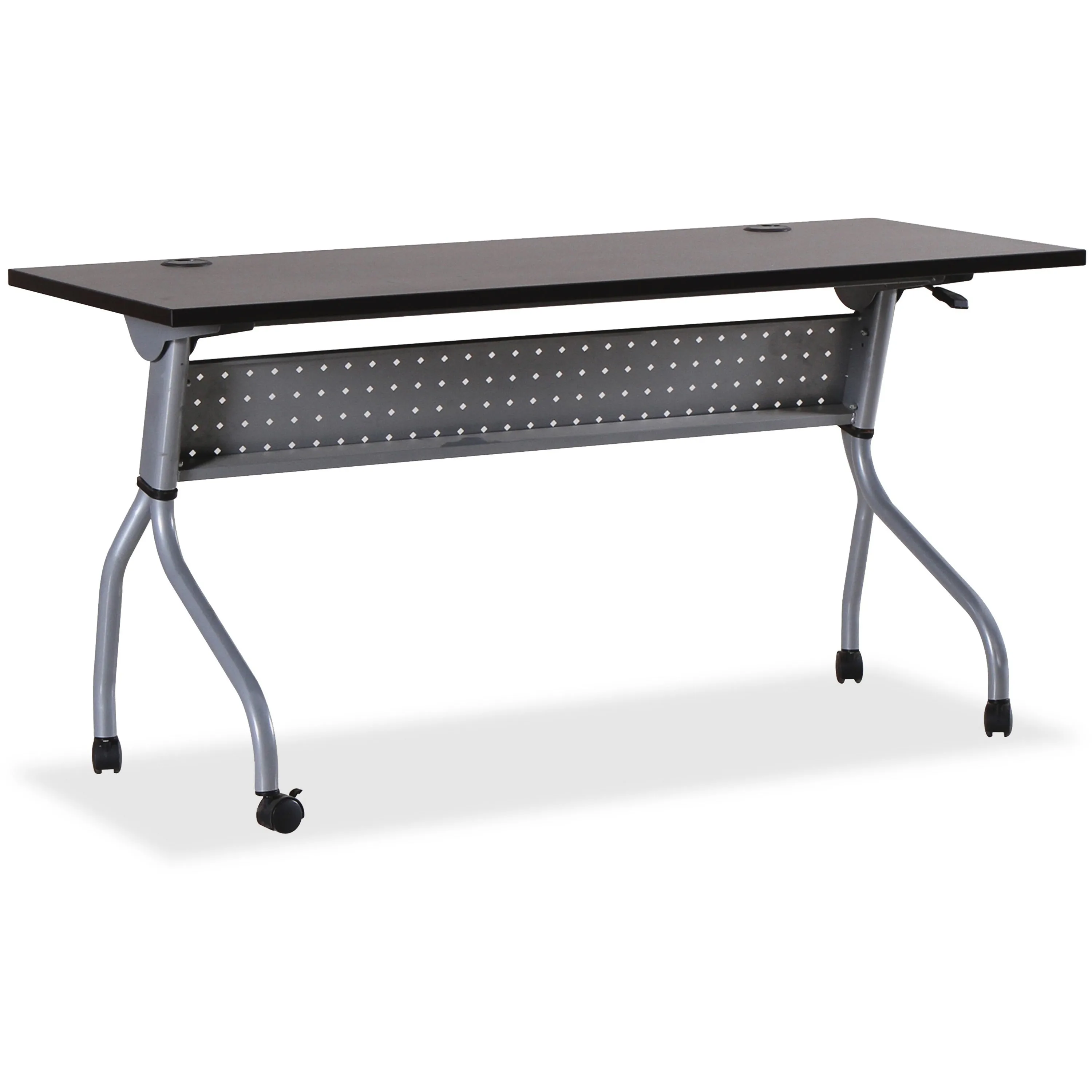 Lorell Espresso/Silver Training Table