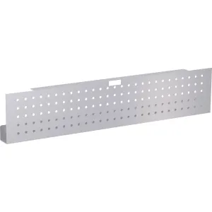 Lorell Training Table Steel Silver Modesty Panel