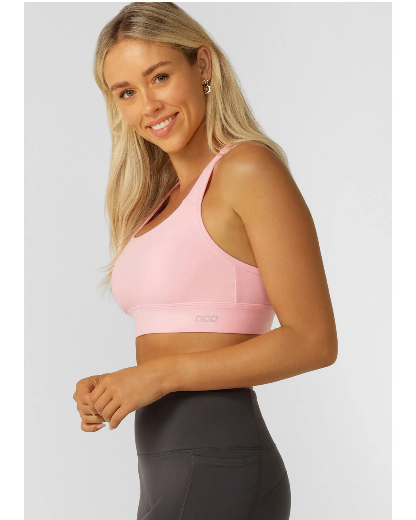 Lorna Jane Amy Maximum Support Sports Bra - Strawberry Lemonade