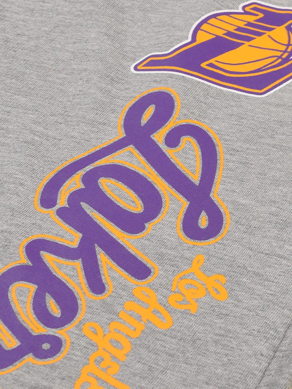 Los Angeles Lakers: Classic Joggers - Grey Melange