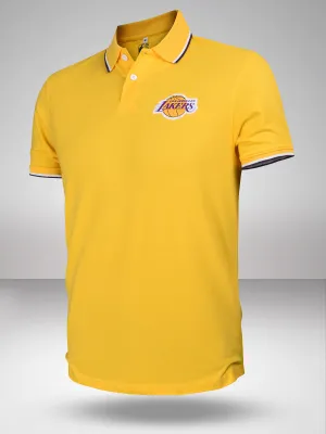 Los Angeles Lakers Classic Polo Mustard