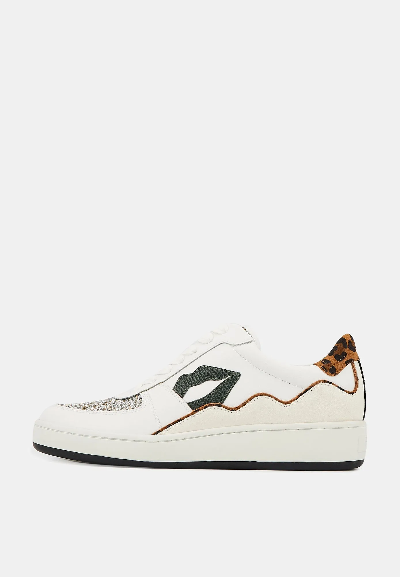 Loulou-Blanc Snake Léopard Glitter