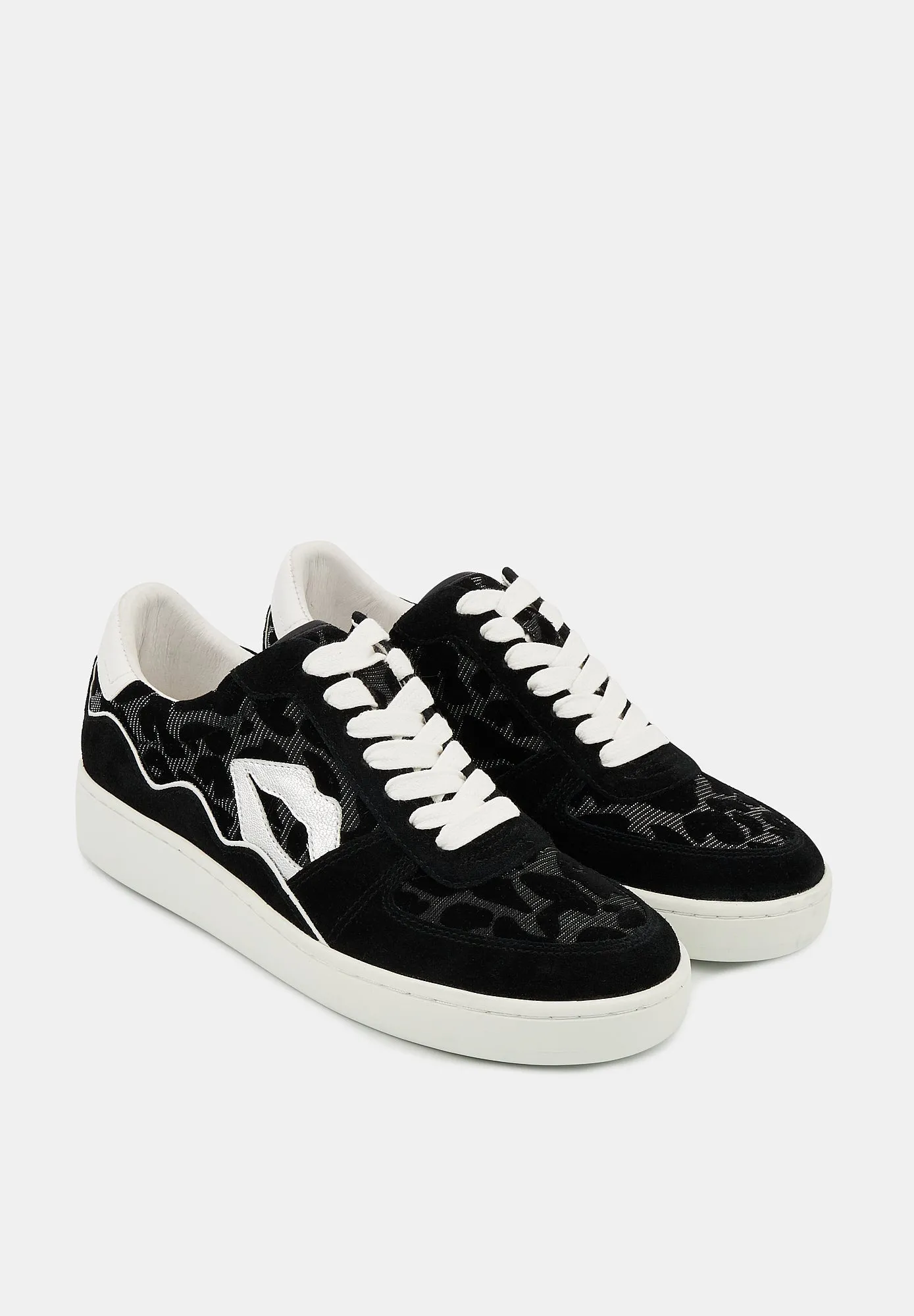 Loulou-Noir Silver Leopard