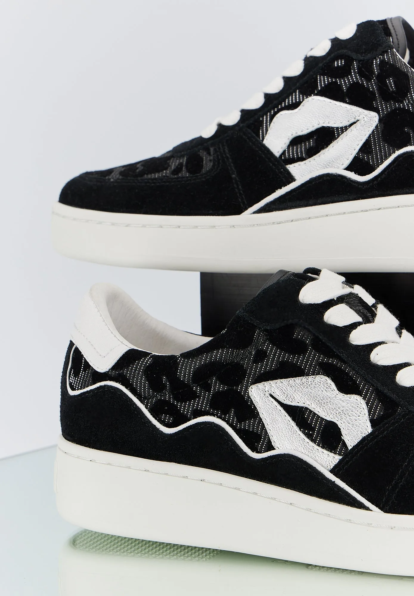 Loulou-Noir Silver Leopard