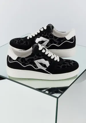 Loulou-Noir Silver Leopard