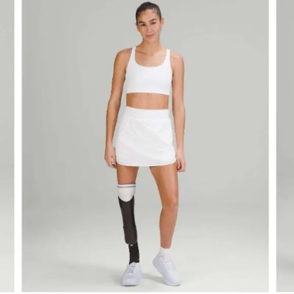 Lululemon Hotty Hot High-Rise Skirt Skort White Size 4