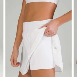 Lululemon Hotty Hot High-Rise Skirt Skort White Size 4