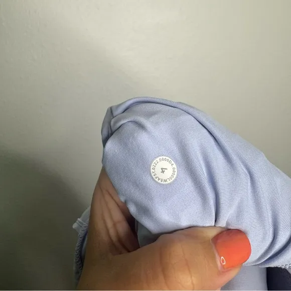 Lululemon Pastel Blue Long Hotty Hot High-Rise Skirt