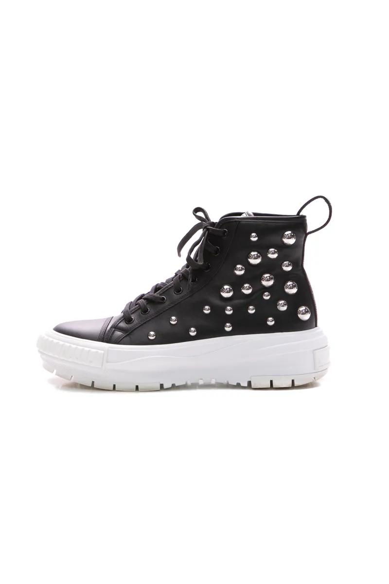 LV x YK Studded High Top Sneakers - Size 40