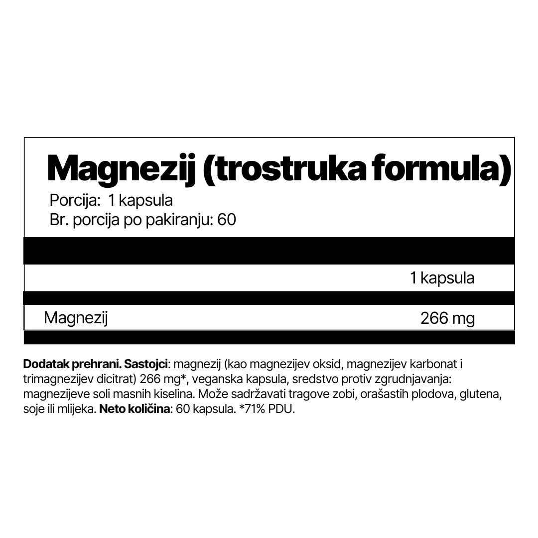 Magnezij (trostruka formula)