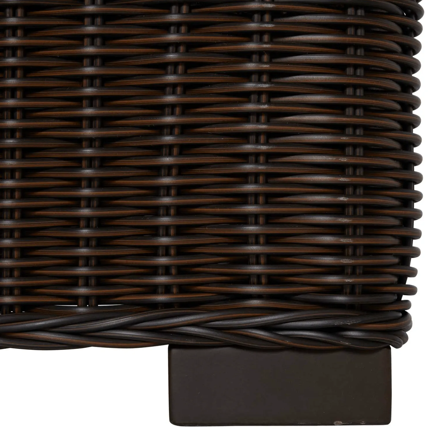 Malibu Outdoor Wicker Chair - Black Walnut