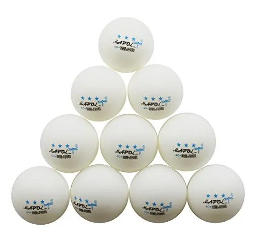 MAPOL REGAIL 3-star 40 mm Table Tennis Balls Advanced Training Ping Pong Balls, White -50 Pieces