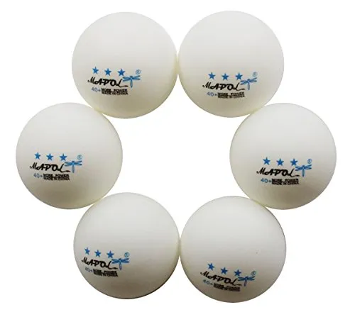 MAPOL REGAIL 3-star 40 mm Table Tennis Balls Advanced Training Ping Pong Balls, White -50 Pieces