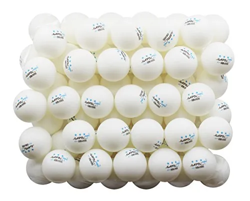 MAPOL REGAIL 3-star 40 mm Table Tennis Balls Advanced Training Ping Pong Balls, White -50 Pieces