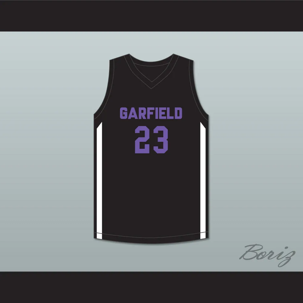 MarJon Beauchamp 23 Garfield High School Bulldogs Black Basketball Jersey 2