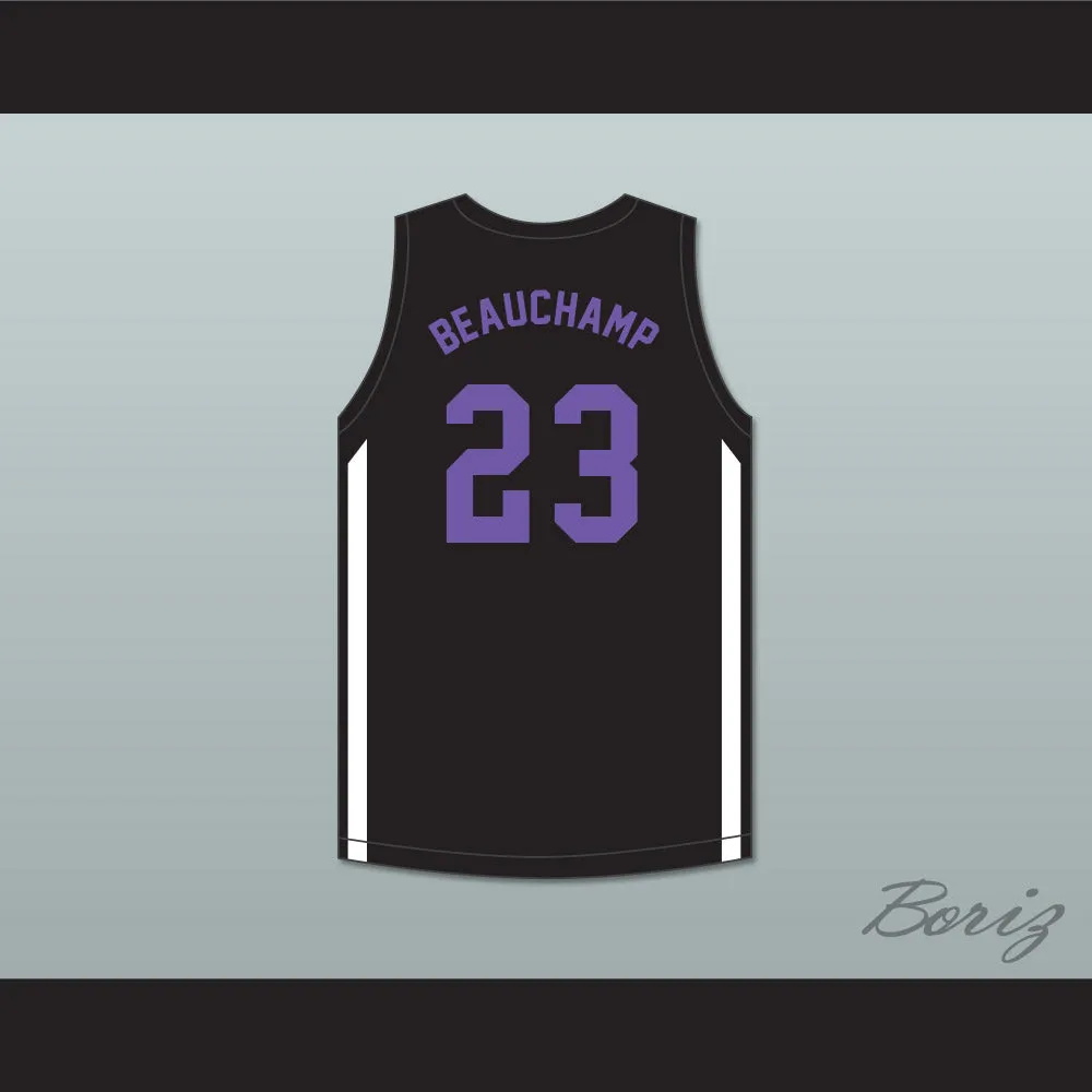MarJon Beauchamp 23 Garfield High School Bulldogs Black Basketball Jersey 2