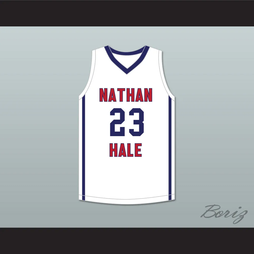 MarJon Beauchamp 23 Nathan Hale High School Raiders White Basketball Jersey 2