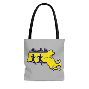 Massachusetts Runner Tote Bag
