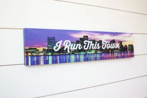 Medal Holder - I Run This Town - Large (Full Color) City / Skyline