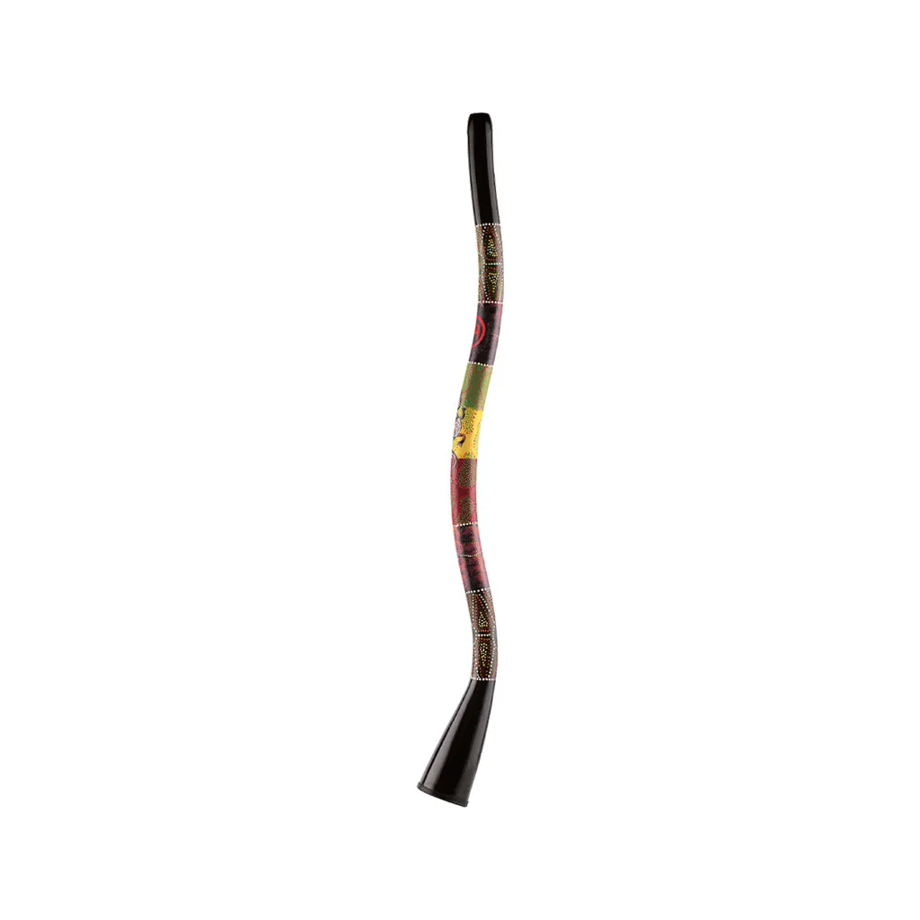 MEINL Percussion SDDG2-BK S-Shape Synthetic Didgeridoo, Black