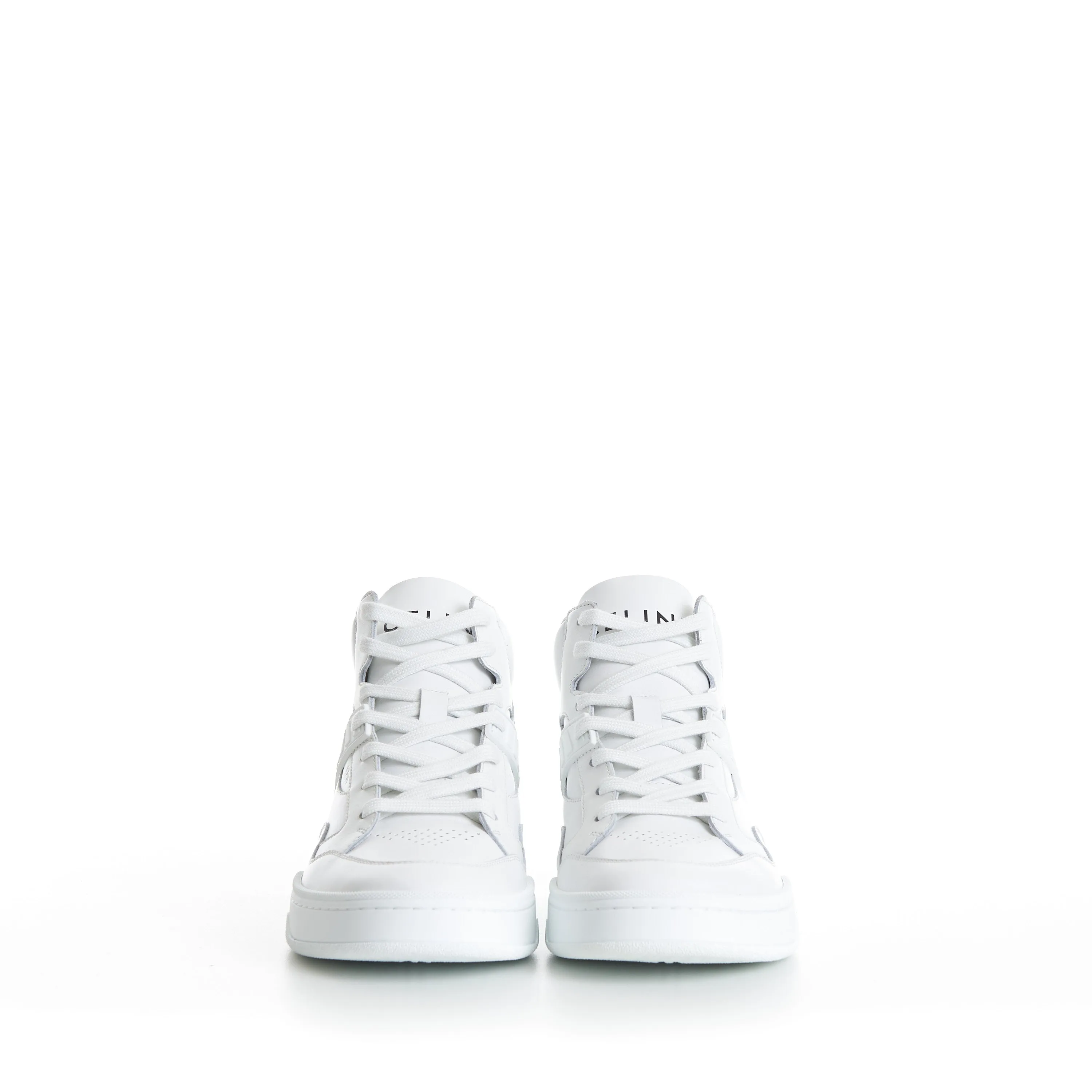Men's CT-06 High Top Sneaker - Optic White Calfskin Leather