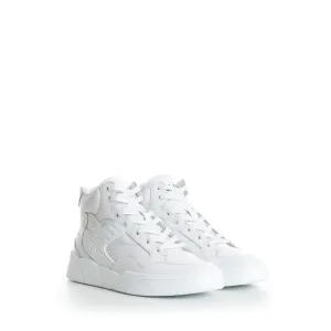 Men's CT-06 High Top Sneaker - Optic White Calfskin Leather