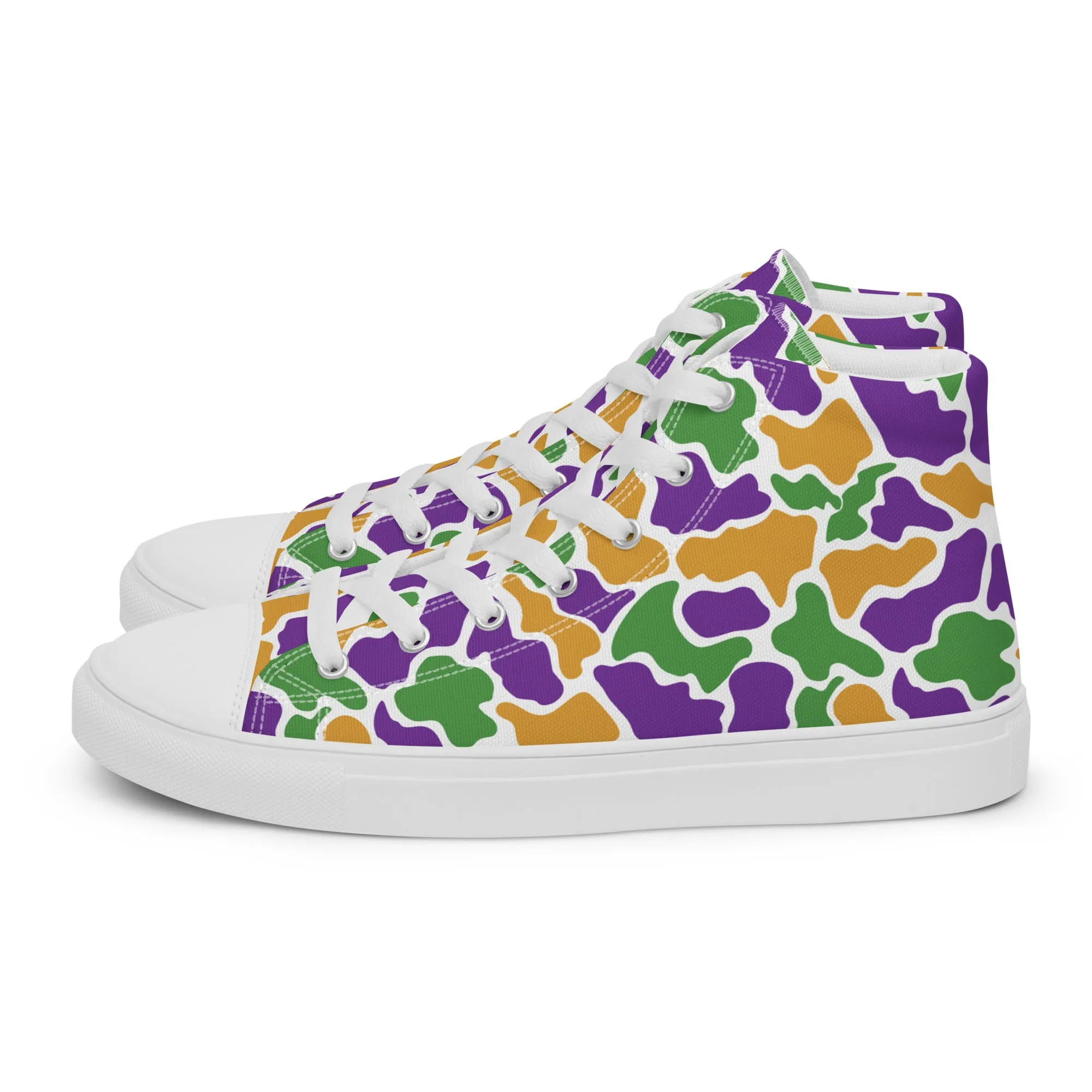 Men’s high top canvas shoes