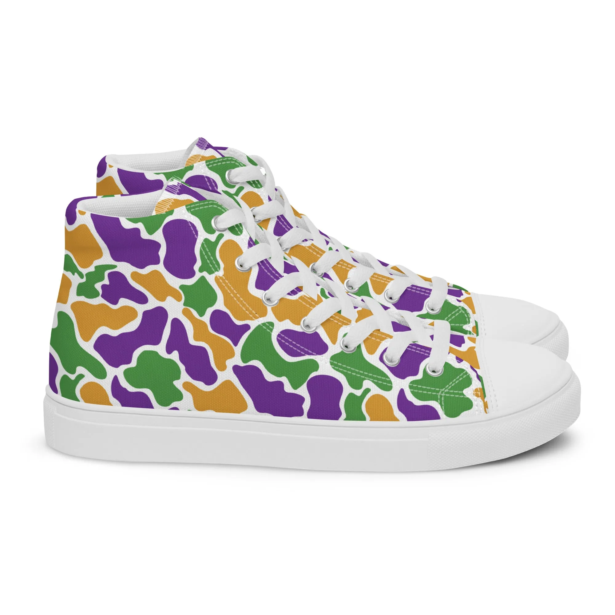 Men’s high top canvas shoes