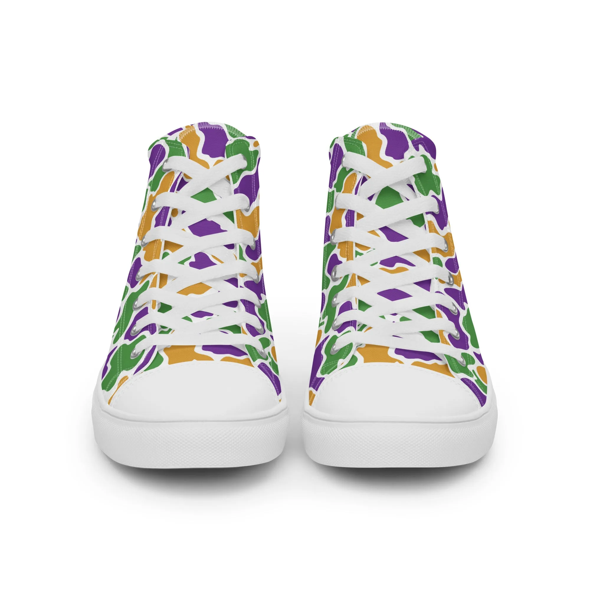 Men’s high top canvas shoes