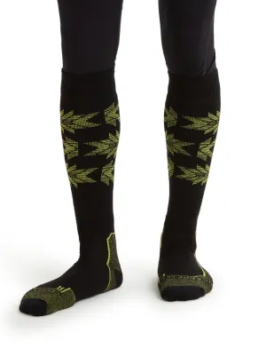 Men's Merino Ski  Light Over the Calf Socks Ski Heritage