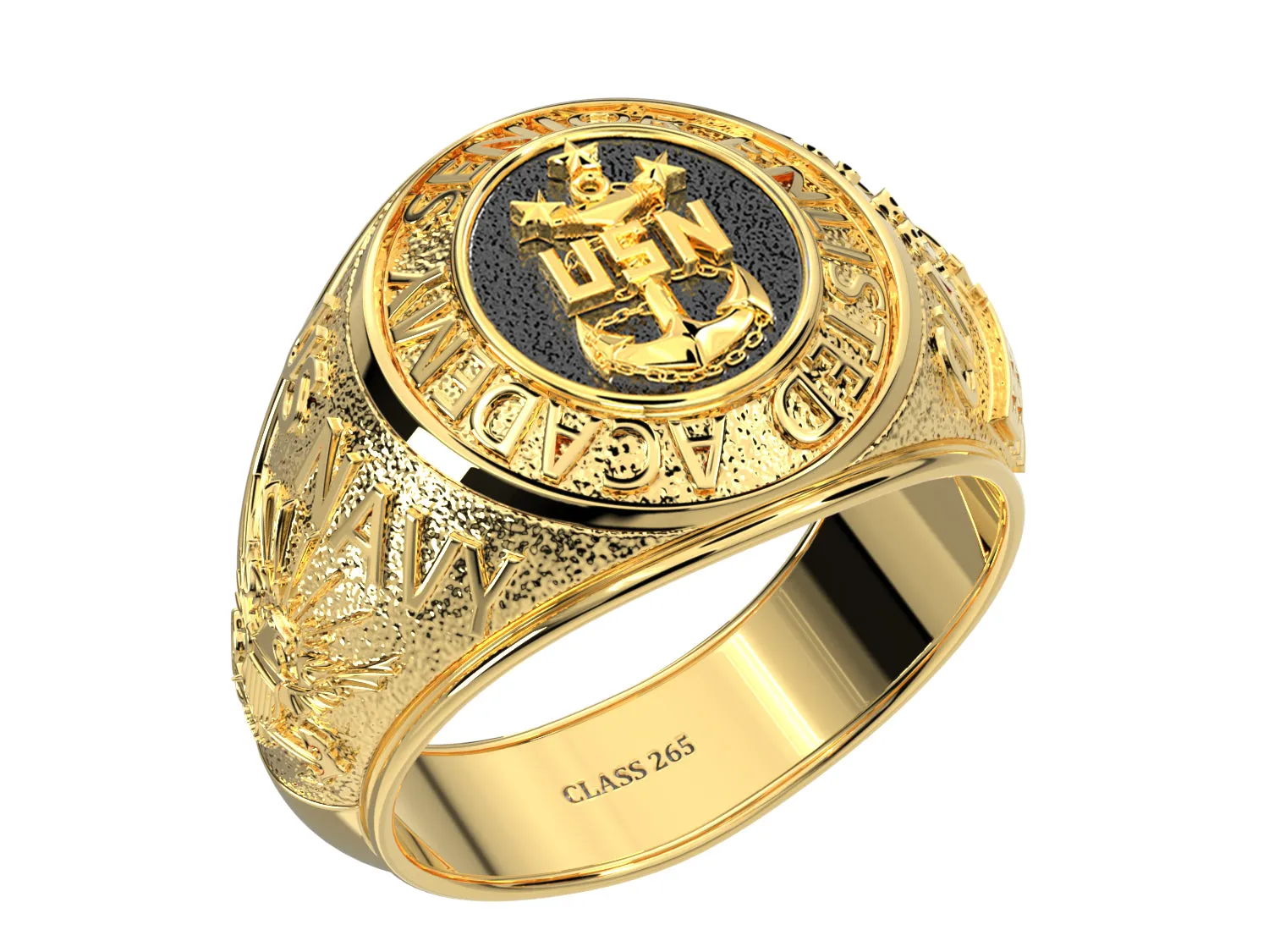 Men's or Ladies Customizable Senior Enlisted Academy Class Ring CPO1893