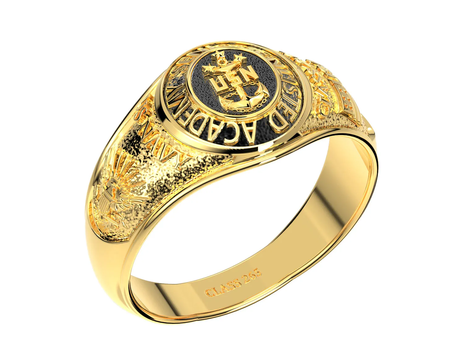Men's or Ladies Customizable Senior Enlisted Academy Class Ring CPO1893