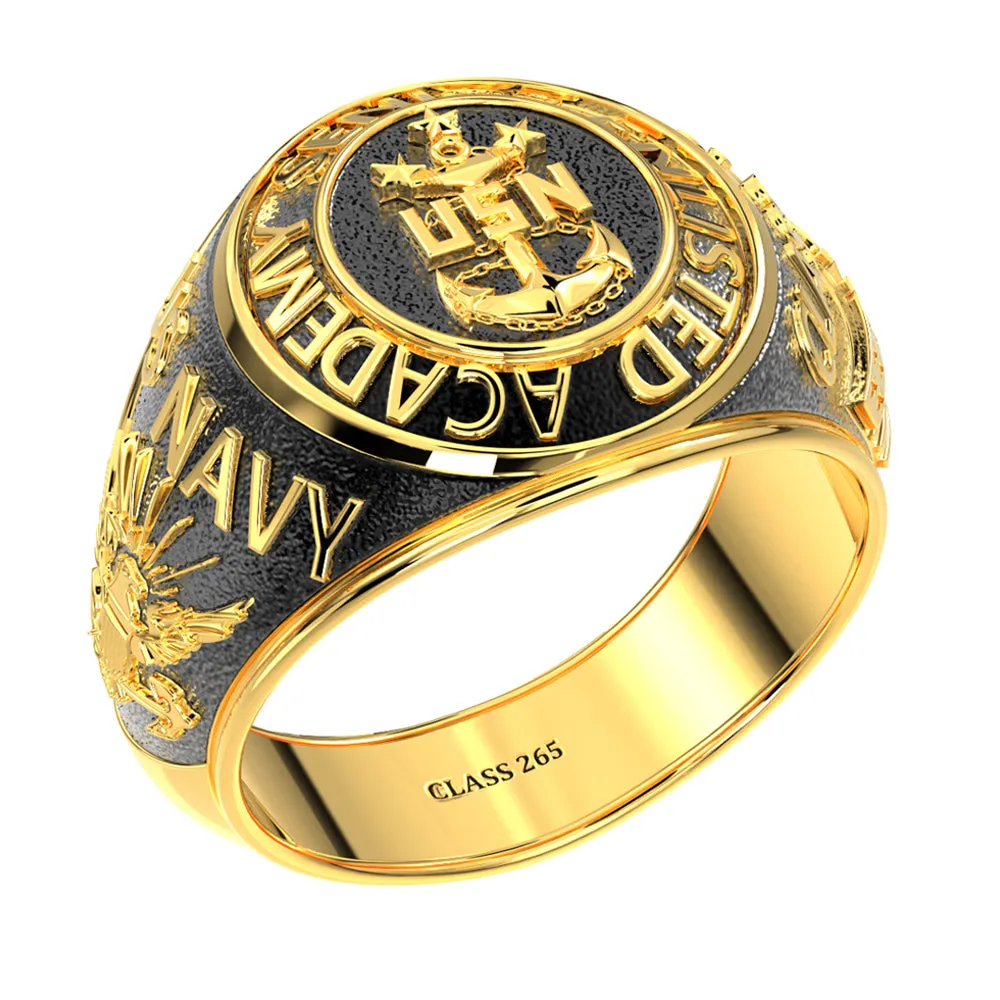 Men's or Ladies Customizable Senior Enlisted Academy Class Ring CPO1893