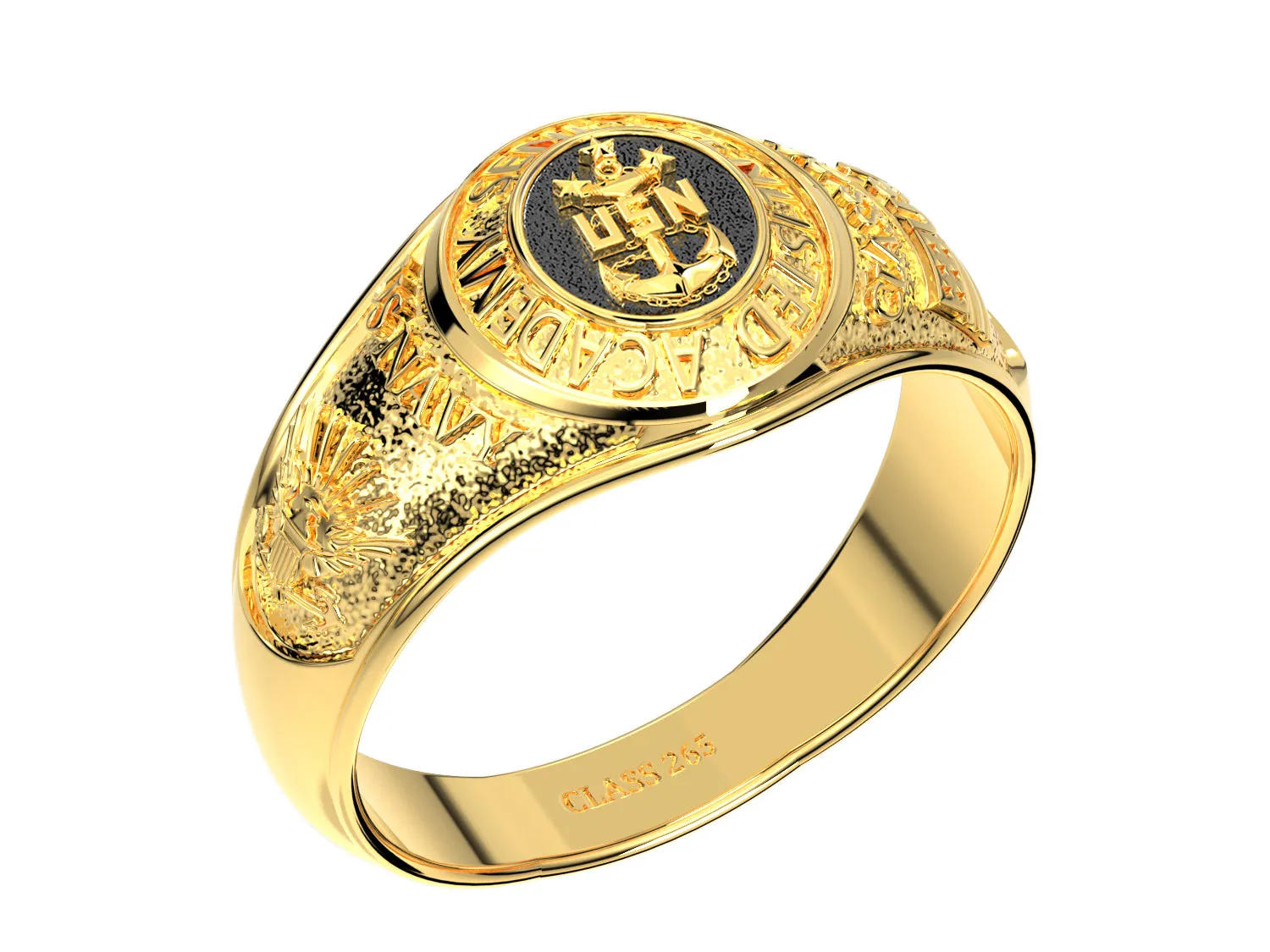 Men's or Ladies Customizable Senior Enlisted Academy Class Ring CPO1893