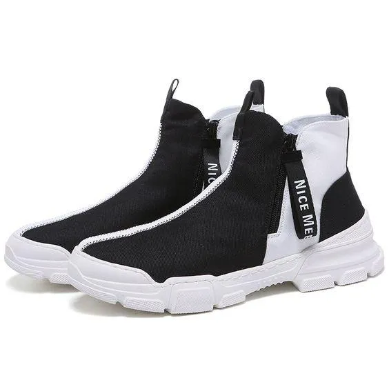 Men's Trendy High Top Hip Hop Style Shoes