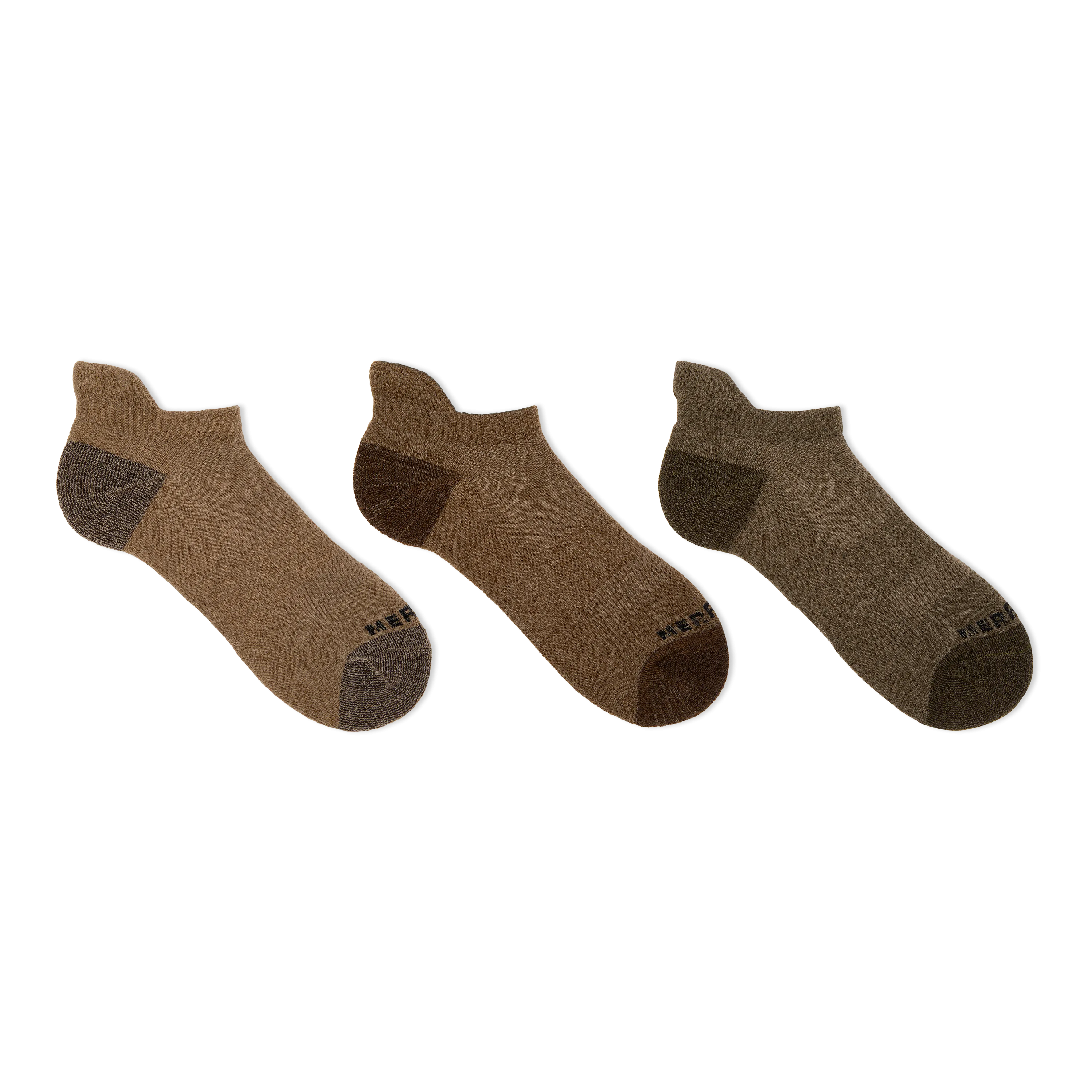 Merrell Acrylic Wool Blend Hiker Low Cut Tab Socks 3 Pair