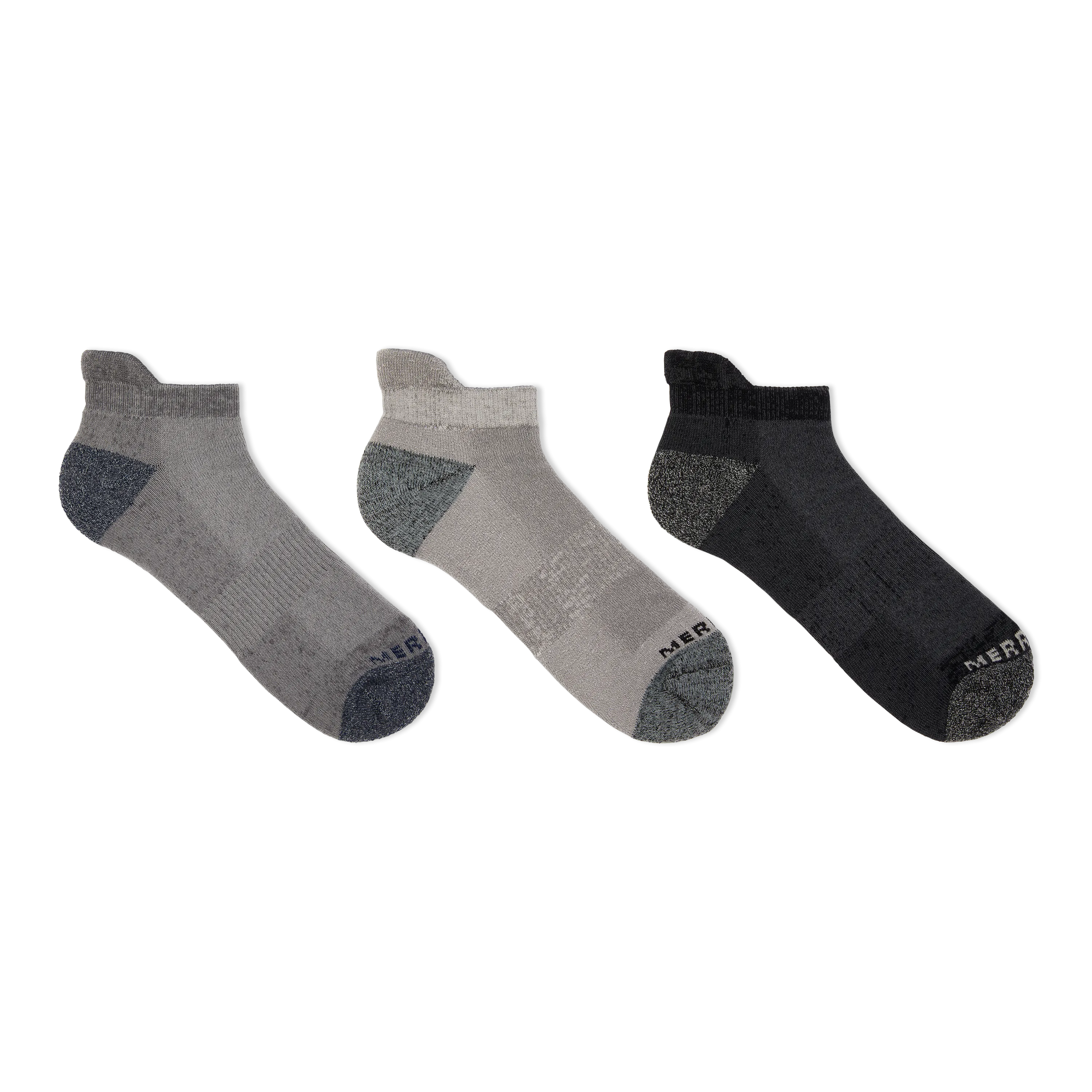 Merrell Acrylic Wool Blend Hiker Low Cut Tab Socks 3 Pair