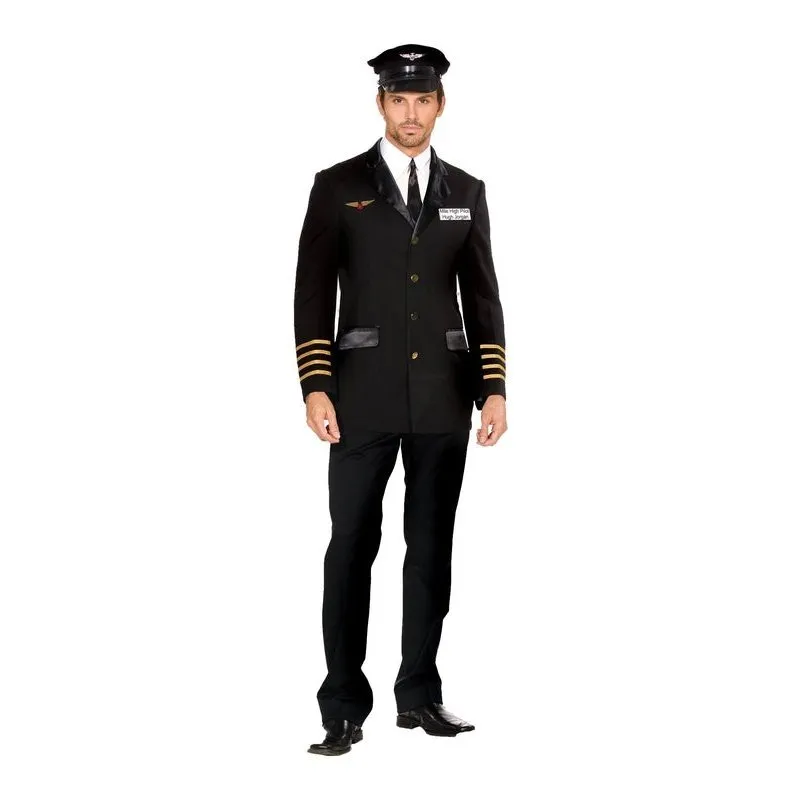 Mile High Pilot Mens Costume