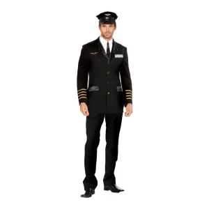 Mile High Pilot Mens Costume