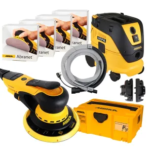 Mirka DEROS Orbital Sander/Dust Extractor Combo Package (MKRIDEROS-625)