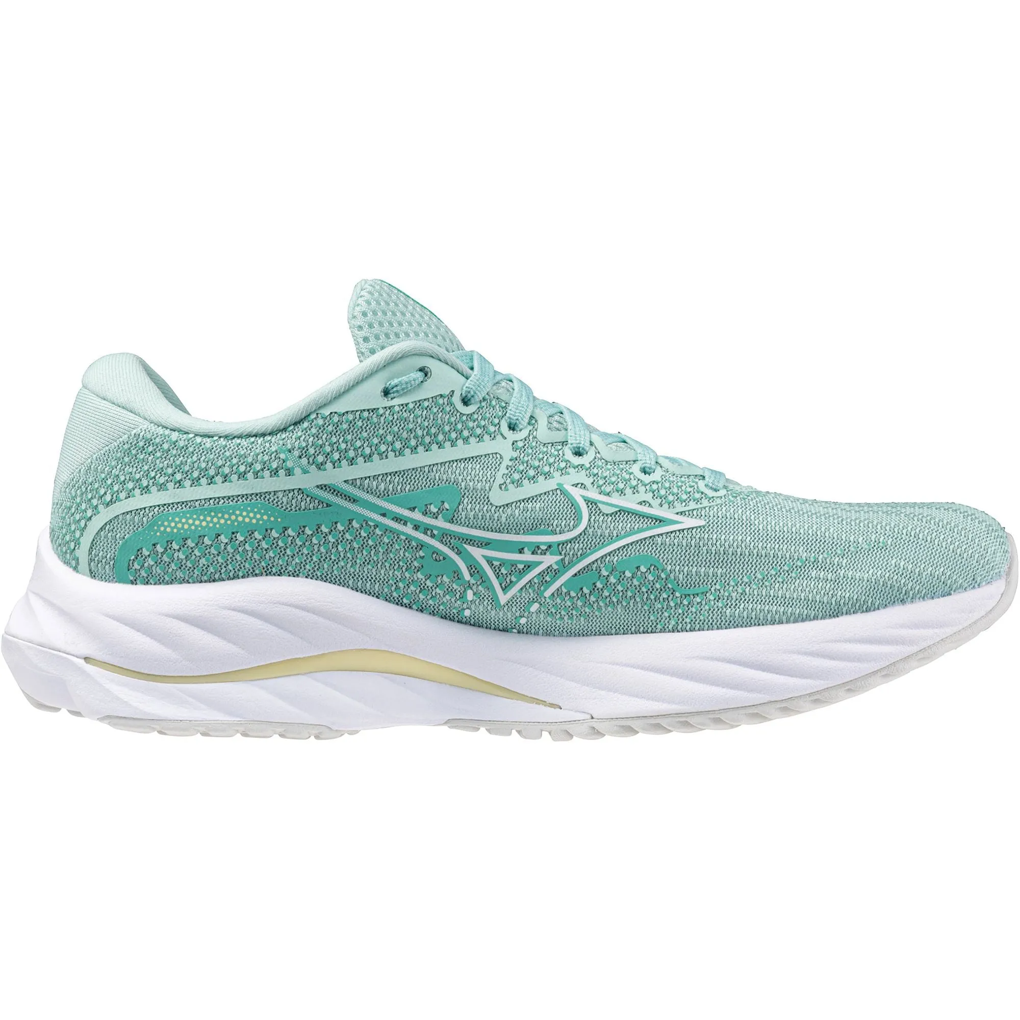 Mizuno Wave Rider 27 Womens Running Shoes - Green