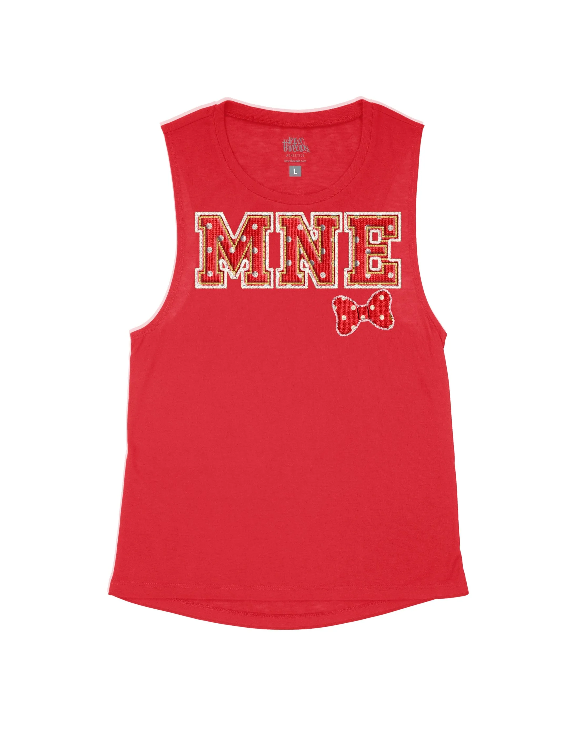 MNE Red Sorority Letters