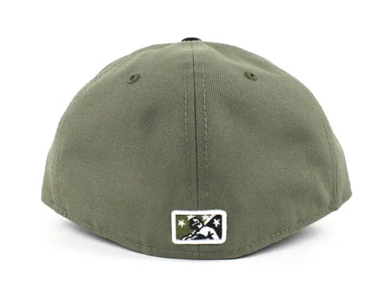 Modesto Athletics New Era 59FIFTY Fitted Hat (Air Jordan Retro 8 Gray Under Brim)