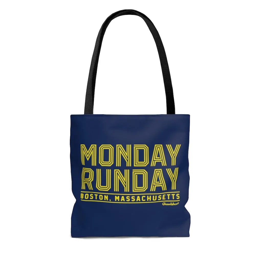 Monday Runday Tote Bag