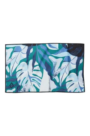MONSTERA BLUE HAND TOWEL