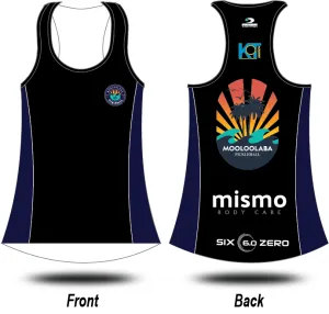 Mooloolaba Pickleball - Black Racer Singlet