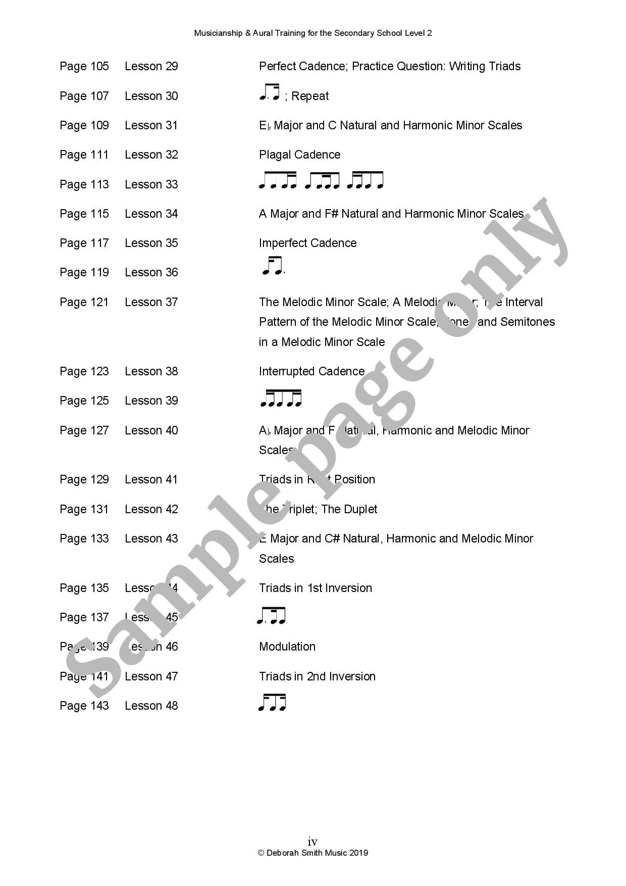 Musicianship & Aural Training, Level 2 - Student Book