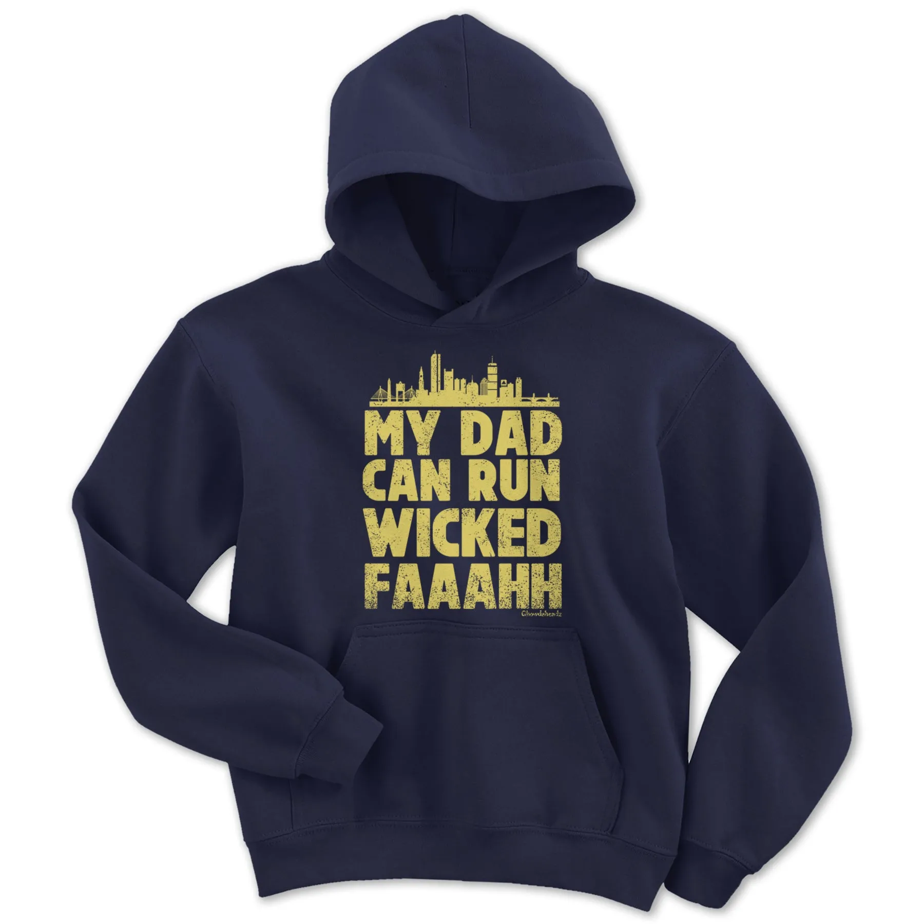 My Dad Can Run Wicked Faaaah Youth Hoodie
